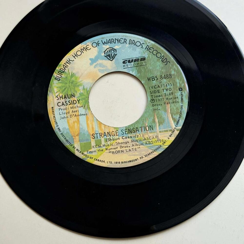 Shaun Cassidy - Hey Deanie/Strange Sensation 45rpm VG+ R23